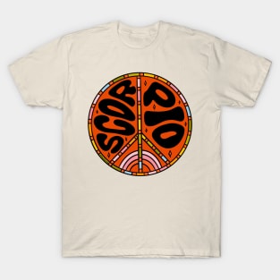 Scorpio Peace Sign T-Shirt